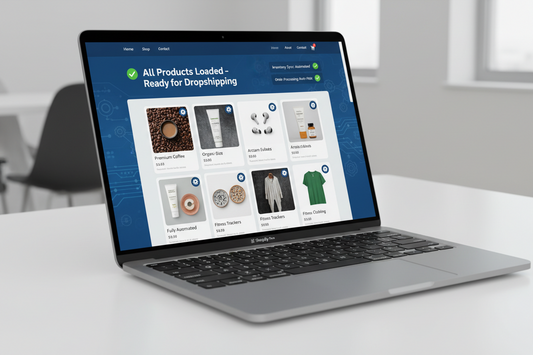 Custom Shopify Website Build with Products Ready to Drop Ship 999.99 Setup Fee + $199.99 Monthly Subscription Maintenance Fee